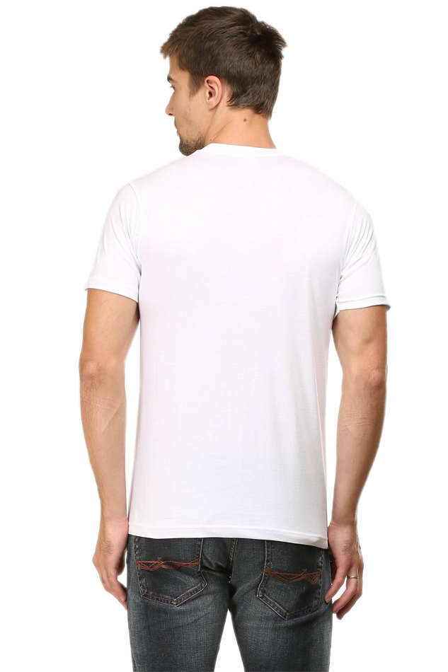 Men V Neck Half Sleeve Tshirt: Paag