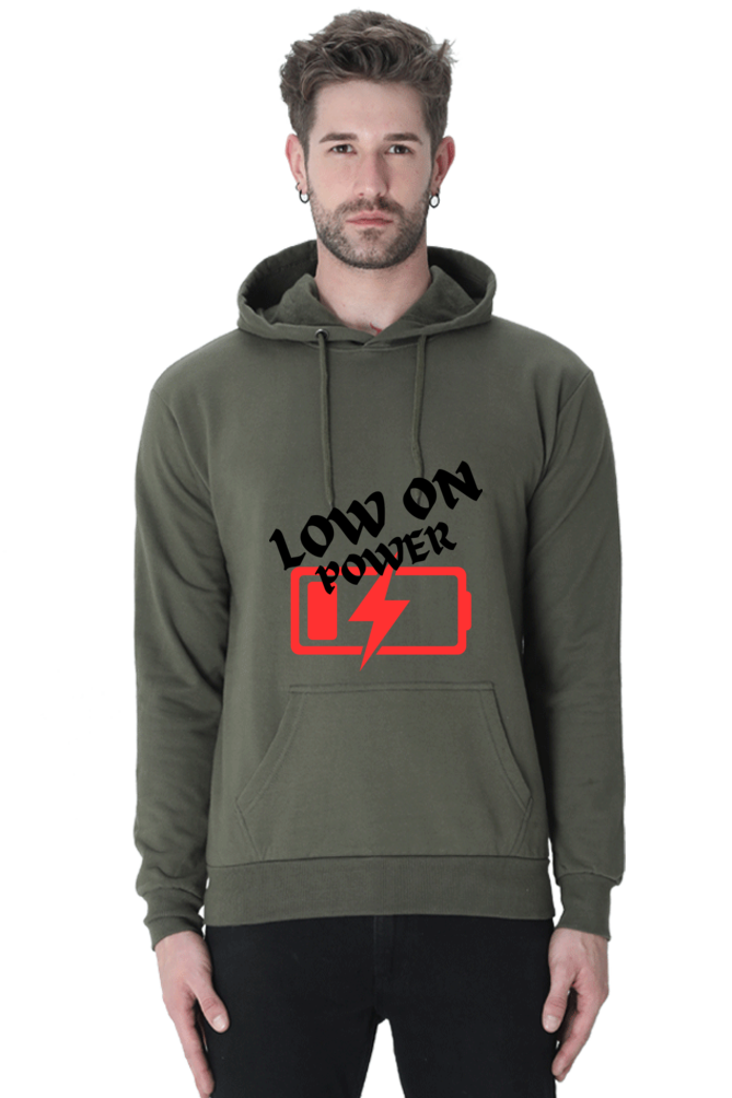 Unisex Hooded sweatshirt -Low on power