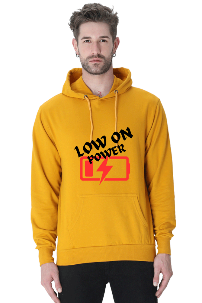 Unisex Hooded sweatshirt -Low on power