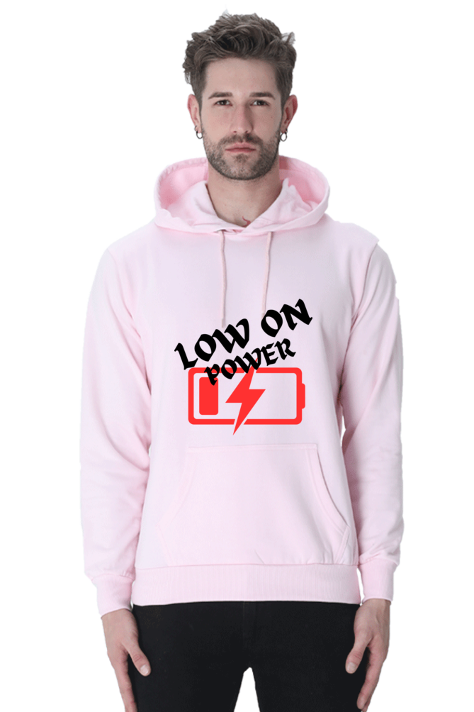 Unisex Hooded sweatshirt -Low on power