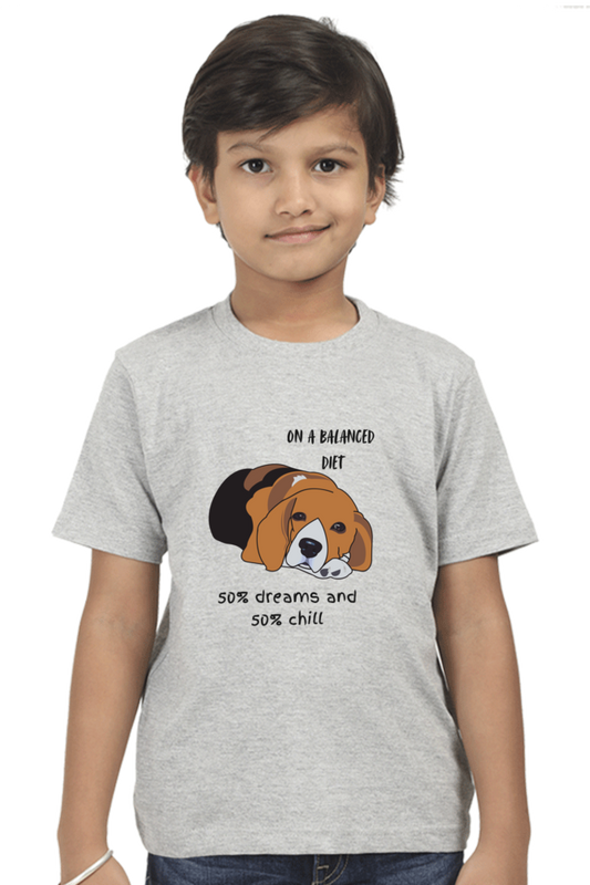 Boys T-shirt: Balanced diet