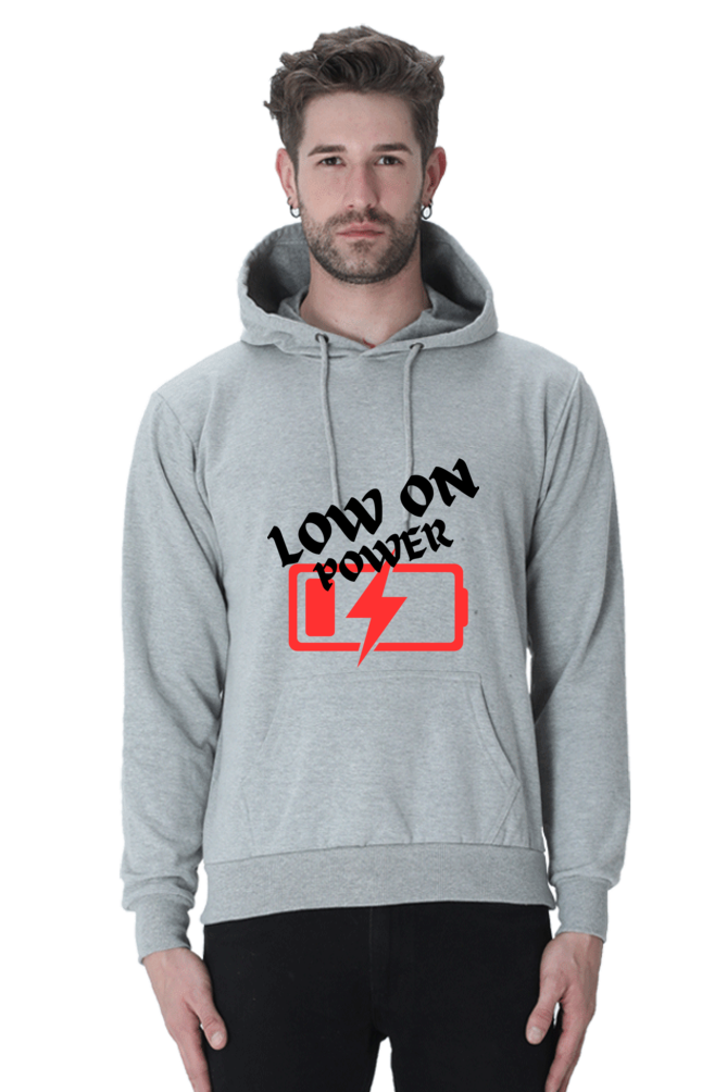 Unisex Hooded sweatshirt -Low on power