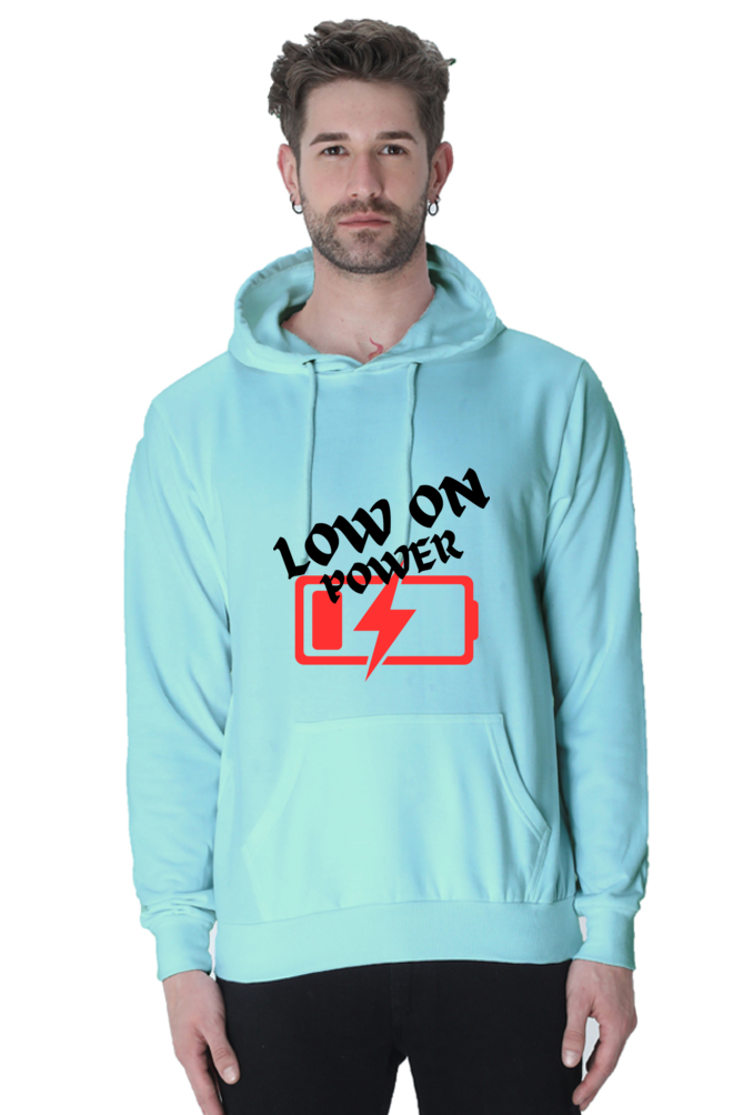 Unisex Hooded sweatshirt -Low on power