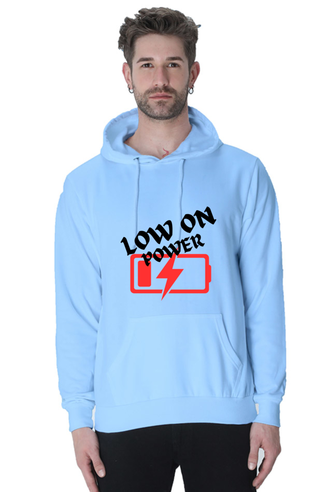 Unisex Hooded sweatshirt -Low on power