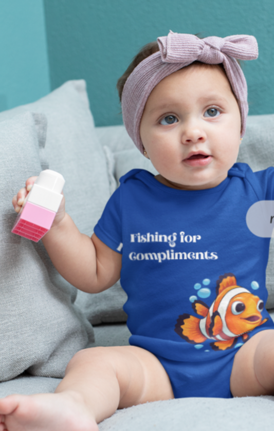 Baby rompers : Fishing for compliments